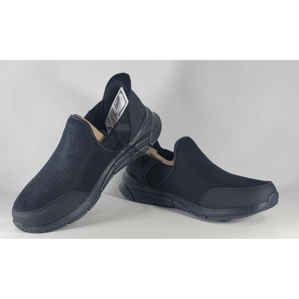 Skechers Shoes Men's Slip Ins Swift Fit Black Sneaker Memory Foam 16997S Size 12